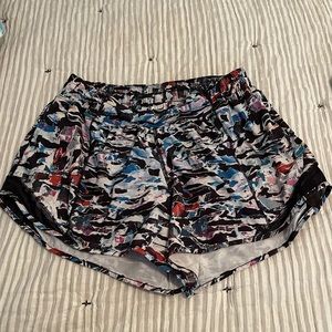Lululemon hotty hot shorts multi colored